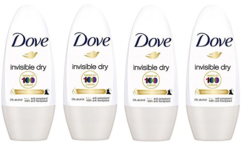 Dove Anti Perspirant Roll On Pack Of 4 (Invisible Dry Roll On) 50 Ml