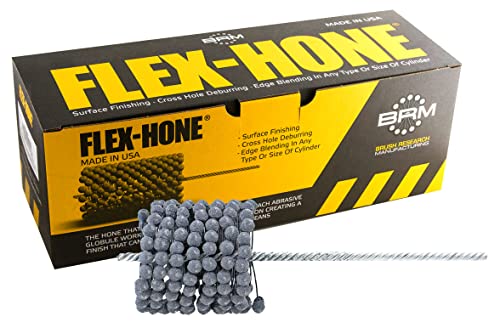 Brush Research GB45880 FLEX-HONE®, 4-5/8" (117mm) Diameter, 80 Grit, Silicon Carbide, for Mild Steel, Stainless Steel, Cast Iron and Softer Ferrous Materials