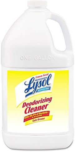Lysol Professional Lysol Professional Disinfectant Deodorizing Cleaner 128 Pack of, Yellow, Lemon, 512 Ounce, (Pack of 4)