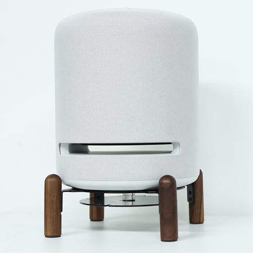 Desk Wood Stand for Echo Studio Smart Speaker and Other Suitable Speakers