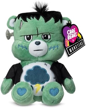 Care Bears Universal Monsters 9" Fun Size Plush - Grumpy Bear as Frankenstein - Soft, Huggable Plushie, Stuffed Animal for Girls and Boys, Ages 4+