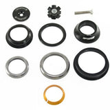 FSA No.57E Orbit Tapered Headset Sealed Bearing 1.5E ZS 1-1/8Inches to 1.5Inches OD 50/62mm, XTE1533-N