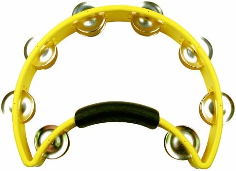 Rhythm Tech Tambourine, Yellow, inch (RT1050)