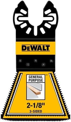 DEWALT 2 1/8' 3-Sided General Purpose Oscillating Tool Blade, 3 Pack (DWA4283-3)