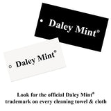 Daley Mint Towel + Windex Glass and Window Cleaner Bundle | Windex Original No Scent Spray Bottle, 23oz + Windex Refill, 67.6oz | Home Window & Glass Cleaners Kit (90.6oz Total)