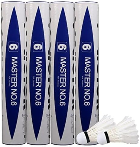 Victor Master No.6 Badminton Shuttlecock Birdy 12-Pack (Speed-77)