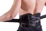 King of Kings Lower Back Brace Pain Relief with Pulley System - Lumbar Support Belt for Women and Men - Adjustable Waist Straps for Sciatica, Spinal Stenosis, Scoliosis or Herniated Disc -XLarge