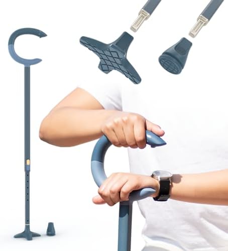 Michael Graves C Grip Walking Cane for Men and Women - Premium Walking Stick for Stability and Style - Lightweight Adjustable Cane - Walking Sticks for Seniors & Adults