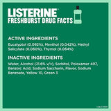 Listerine Freshburst Antiseptic Mouthwash for Bad Breath, Kills 99% of Germs That Cause Bad Breath & Fight Plaque & Gingivitis, ADA Accepted Mouthwash, Spearmint, 1 L, Pack of 2