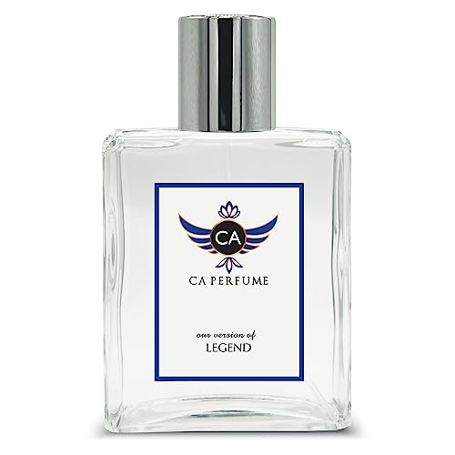 CA Perfume Impression of Blanc Legend For Men Replica Fragrance Dupes Eau de Parfum Spray Bottle 3.4 Fl Oz/100ml-X1