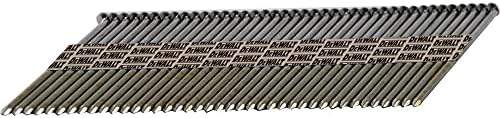 DEWALT Framing Nails, Paper Tape, 30-Degree, Smooth Shank, Bright Finish, Off-Set Round Head, 3 1/2-Inch x .131-Inch, 2000-Pack (DPT-16D131FH)
