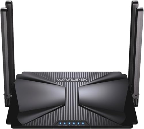 WiFi 6 Router AX3000 Wireless Internet High Speed WiFi Router with 5dBi High-gain Antennas, Dual Band Gigabit Computer Router Mesh Support for Homes up to 2000 Sq. ft, VPN, IPV6, Parental Control
