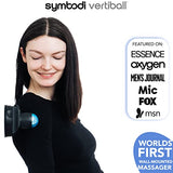 Vertiball Symbodi Recovery Bundle: The Solution for Muscle Relief - Muscle Recovery Massage Ball & Roller Kit, Wall Mountable Suction Cup, and Trigger Point Massager for Pain Relief (Black)