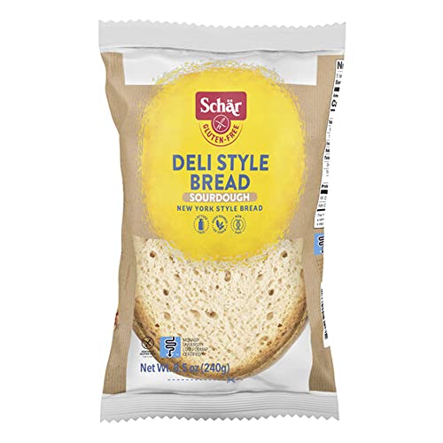 Schar - Deli Style Sourdough Bread - Certified Gluten Free - No GMO's, Lactose, Wheat or Preservatives - (8.5 oz)