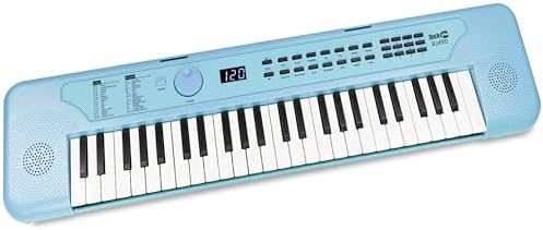 RockJam 49 Key USB Keyboard Piano with Lessons & Keynote Stickers
