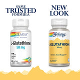 SOLARAY L-Glutathione Veg Cap (Btl-Plastic) 50mg | 60ct