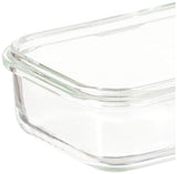 Glasslock RP519 Rectangle Oven Safe Food Glass Container, 400-ML (13-Ounce or 1½-Cups)