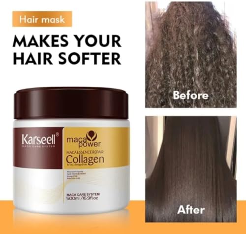 Karseell Dry Damaged Hair Treatment Deep Conditioning Repair Collagen Hair Mask