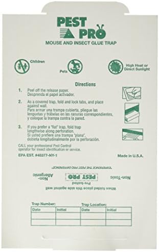 Pest Pro Mouse, Spider, Roach & Insect Glue Boards - 75 Count - Peanut Butter Scented (Non-Allergenic)