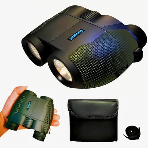 20x25 Compact HD Binoculars Telescope for Adults Kids- DOOYCULL Small Spyglass Waterproof Durable Clear BAK4 Prism FMC Lens,for Bird Watching Hunting Cruise Travel Concert Hiking Super Bowl
