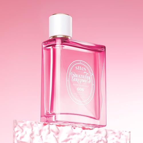 Valentine's Day Gift Brazilian Perfume 608# (Delicious Pink Dragonfruit) - Eau de Perfume 100ml (3.4fl oz) Fruity and Floral (Vanilla + Brazilian Jasmine + Red Pitaya)