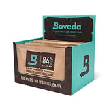 Boveda For Seasoning Two-Way Humdity Control Packs – 84% RH to Season Wood Humidifier Boxes – Size 60 – 12 Pack – Individually Wrapped Seasoning Packets