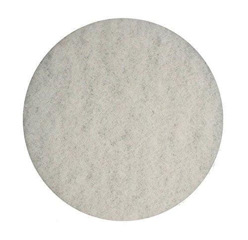 BISSELL BigGreen Commercial 437.051BG Polish Pad for BGEM9000 Easy Motion Floor Machine, 12", White