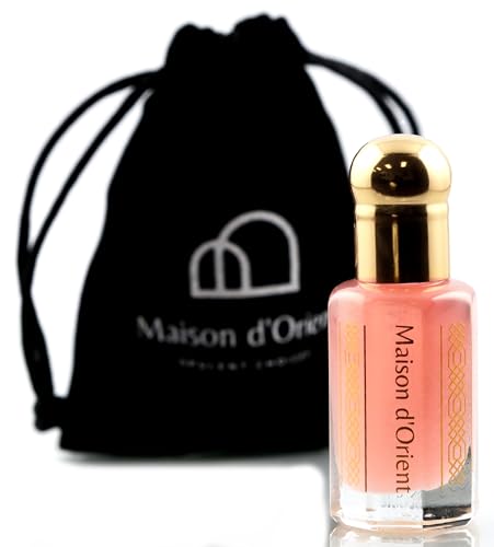 Maison d'Orient PINK MUSK 12mL | Pink Tahara Perfume & Body Oil | Fragrance House Oil Perfumery Dubai | Original Misk Blend | Vegan, Alcohol-Free Arabian Perfume for Women