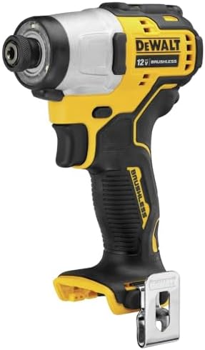 DEWALT XTREME 12V MAX* Impact Driver, Cordless, 1/4-Inch, Tool Only (DCF801B)
