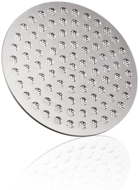 Espresso Puck Screen, SANTOW 53mm Portafilter Shower Screen Puck Mesh Compatible wit Breville 54mm Portafilter - 1.5mm Thick, 304 Stainless Steel with Titanium PVD Coating, Dual Layer Filter