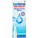 Biotene Moisturizing Mouth Spray Gentle Mint, 1.5 FL OZ ,2 Pack