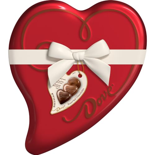 Dove Assorted Chocolate Truffles, 8.55 oz Heart Tin