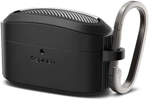 Spigen Rugged Armor Designed for Sony WF-1000XM5 Case Cover (2023) Durable Protection - Matte Black