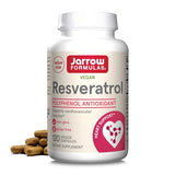 Jarrow Formulas Resveratrol 100 mg, Dietary Supplement, Antioxidant Support for Cardiovascular Function, 120 Veggie Capsules, 120 Day Supply