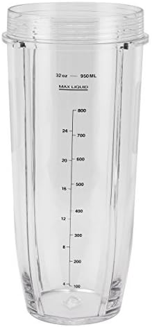 Replacement 32oz Cup for 1000W Nutri Ninja Blender Auto iQ 32 Ounce Cup/ninja pro blender cups BN401 BL450/BL455/BL456/BL480/BL490/BL640/BL680