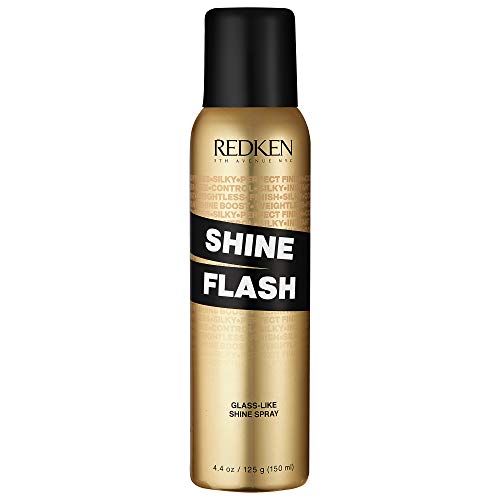 Redken Shine Flash 02 Glistening Mist - For All Hair Types, Instantly Adds Shine, Citrus Fragrance