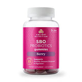 Ancient Nutrition Probiotics, SBO Probiotics Berry Gummies 10 Billion CFUs*/Serving, Healthy Digestive and Immune Response Support, Gluten Free, Reduces Occasional Bloating, 60 Count