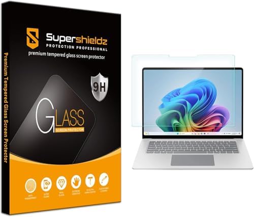 Supershieldz Designed for Microsoft Surface Laptop 7 (15 inch) Tempered Glass Screen Protector, Anti Scratch, Bubble Free
