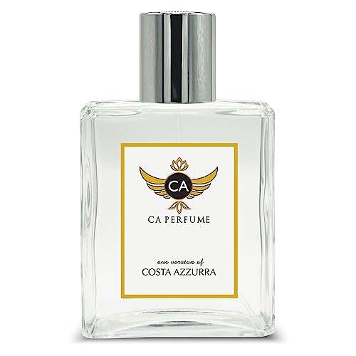 CA Perfume Impression of Tom F Costa Azzurra For Women & Men Replica Fragrance Dupes Eau de Parfum Spray Bottle 3.4 Fl Oz/100ml-X1