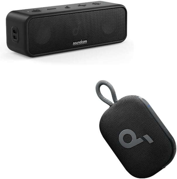Soundcore Anker 3 Select 4 Go Bluetooth Speaker, Ultra Portable, Up to 20 Hours of Playtime, IP67 Waterproof and Dustproof, Floatable, Powerful Sound, Ideal for Indoors and Outdoors