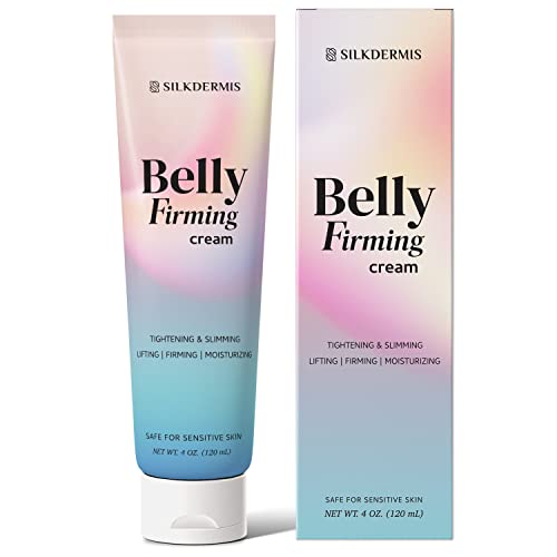 B Flat Belly Firming Cream - Skin Tightening & Cellulite Cream for Stomach, Thighs & Butt, Moisturizing Firming Lotion with Powerful Natural Ingredients , 120 ML