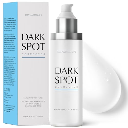 Dark Spot Corrector for Face and Body: EnaSkin 50ML Spot Remover for Age Spot Sun Spot Freckles Melasma Brown Spot for Men and Women (1.7 Fl Oz)