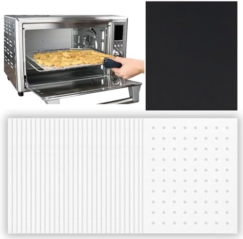 Parchment Baking Paper for Air Fryer Toaster Oven 12 x 13, Non-Stick Liners for Toaster Countertop and Large Toaster Oven, Air Fryer Accessories for Gowise, Kitchenaid, Emeril, Ninja, Kalorik + More