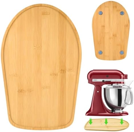 Bamboo Mixer Slider Compatible with KitchenAid 4.5/5 Quart Tilt-Head Stand Mixer