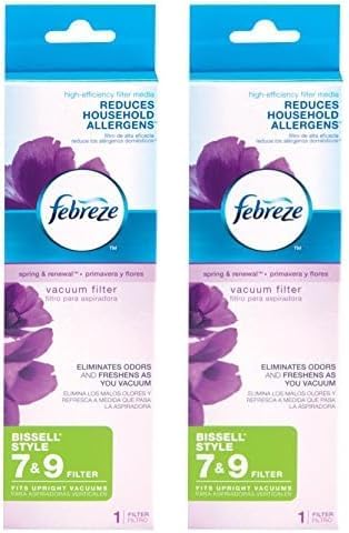 BISSELL Febreze Style 7 & 9 Post-Motor Filter for Upright Vacuums (Pack of 2)