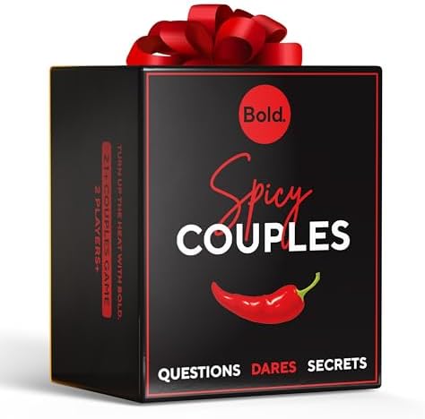 Bold. Spicy Couples - Adult Fun Couples Game for Adults Date Night: 150 Dirty Dares, Secrets, and Questions for Your Partner, Romantic and Card Games for Couple