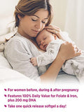 Nature's Truth Prenatal Vitamin for Women | 120 Softgels | Non-GMO & Gluten Free Multivitamin Supplement with DHA and Folic Acid