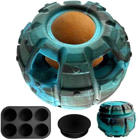 Yipetor Dog Toy, Frozen Treat Toy, Treat Dispensing Dog Toy, Puppy Small Medium Chew Toy, Freezable Fillable Rubber Dog Toys, I Reduces Anxiety I Dog Treat Dispenser I Interactive Dog Puzzle Toy