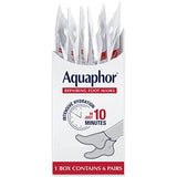 Aquaphor Repairing Foot Masks, Moisturizing Socks for Dry Feet, Hydrating Foot Care Treatment with Avocado Oil and Shea Butter, Pack of 6