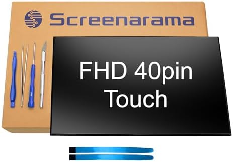SCREENARAMA New Screen Replacement for Dell Latitude 15 3520, OnCell Touch, 40pins, FHD 1920x1080, IPS, Matte, LCD LED Display with Tools